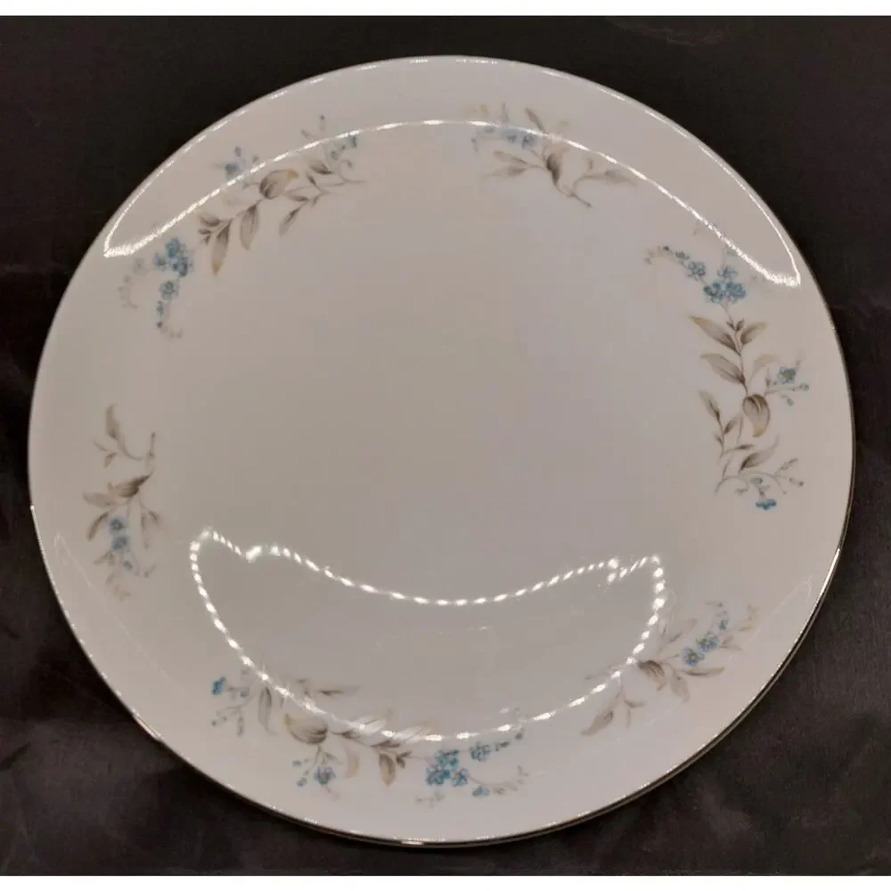 Vintage Fine China of Japan Forget Me Not 4 Pc Setting Teacup Saucer Plates Set